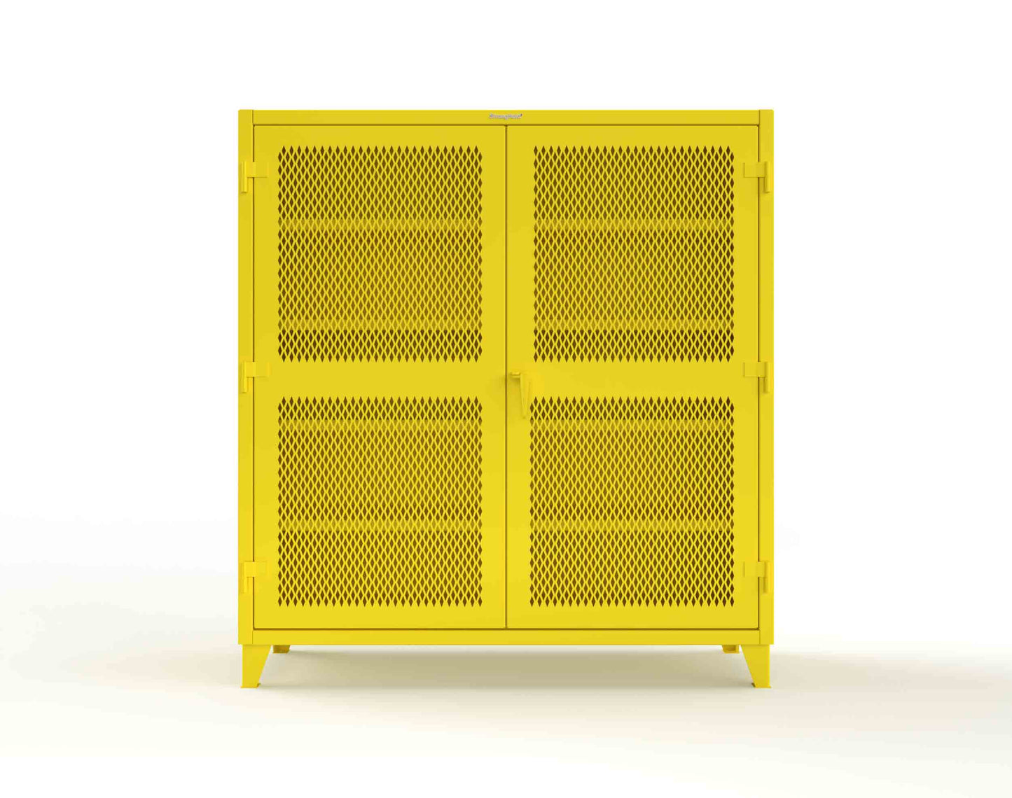 Extreme Duty 12 GA Cabinet with Ventilated (Diamond) Doors - 78 In. W x 24 In. D x 78 In. H - 66-V-244-1021