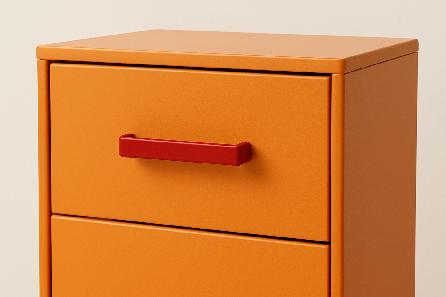 Modular Drawer 14 GA Storage Cabinet with 8 total Drawers - 30 In. W x 29 In. D x 36 In H. - 2" Drawers x 7, 3" Drawers x 1 - 6" Casters - 30 In. W x 29 In. D x 36 In H - S3036-PCRAS-0801CS-5012-CompX-Regulator