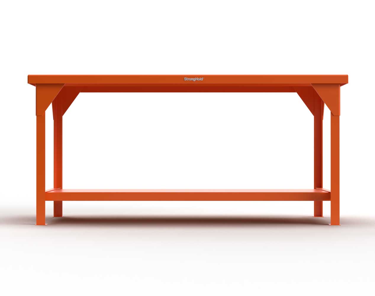 9 GA Industrial Shop Table with Maple Top