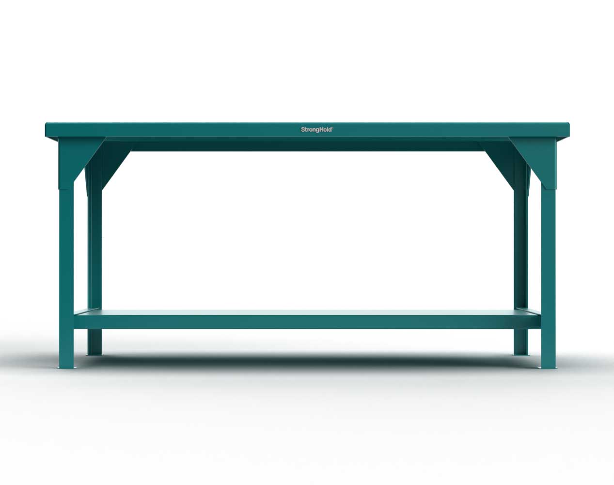 12 GA Industrial Shop Table with Maple Top