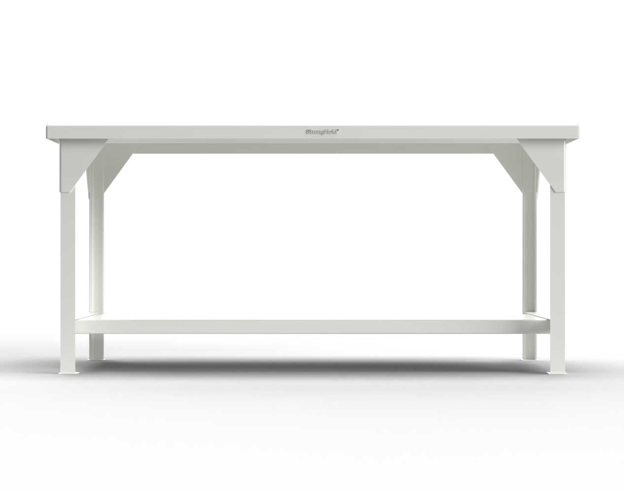 16 GA Industrial Shop Table with Maple Top