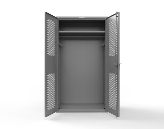 Extra Heavy Duty 14 GA TA-50 Personal Locker, 1 Shelf- 42 in. W x 24 in. D x 78 in. H - TA-50-PER-L-7037