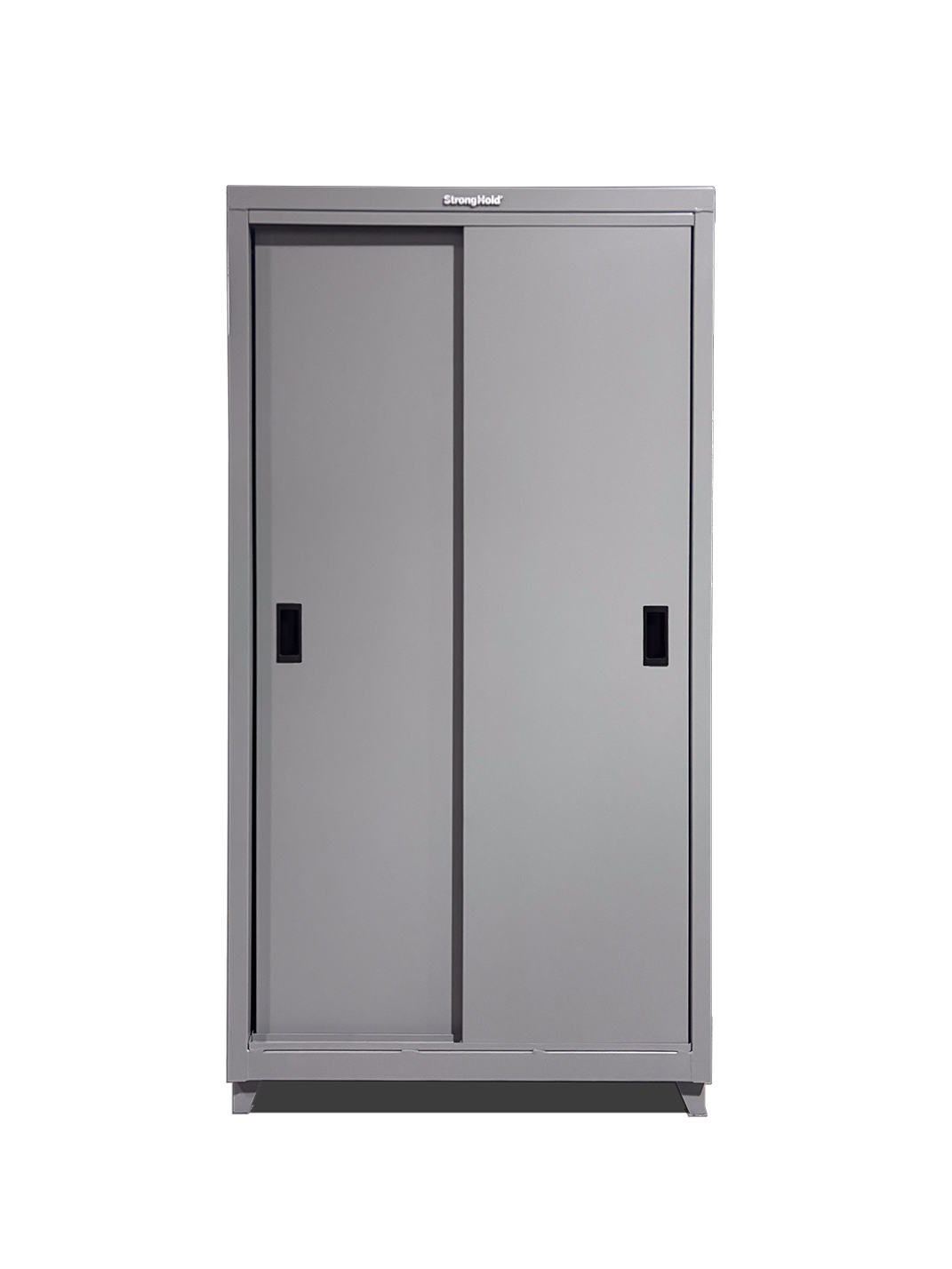 Extra Heavy Duty 14 GA Cabinet with Sliding Doors, 5 Shelves | 36 In. W x 18 In. D x 75 In. H