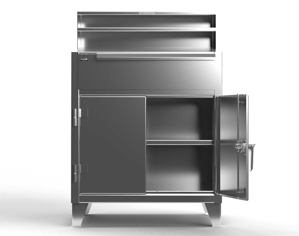 Extreme Duty Stainless Steel Workbench and Shop Table | Strong Hold ...