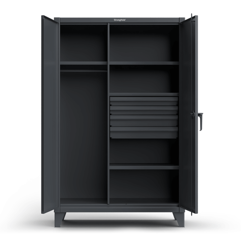 Extreme Duty 12 GA Janitorial and Wardrobe Cabinets | Strong Hold