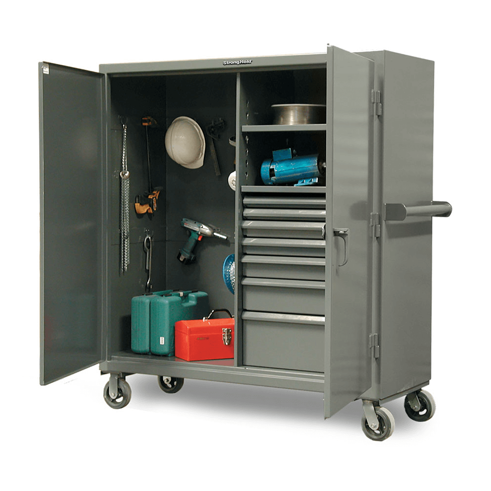 Extreme Duty 12 GA Job Site Boxes with Lift-Up Lid | Strong Hold