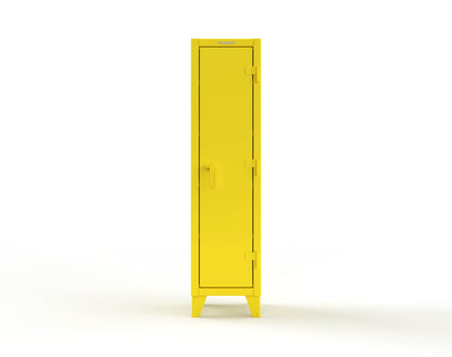 Extreme Duty 12 GA Single-Tier Locker with 1 Compartment, 4 Shelves, 18 in. W x 18in. D x 72 in. H - 1.65.6-184-1021