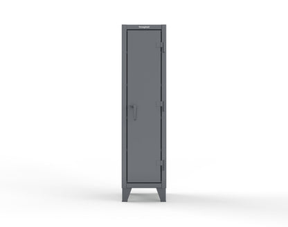 Extreme Duty 12 GA Single-Tier Locker with 1 Compartment, 4 Shelves, 18 in. W x 18in. D x 72 in. H - 1.65.6-184-7024