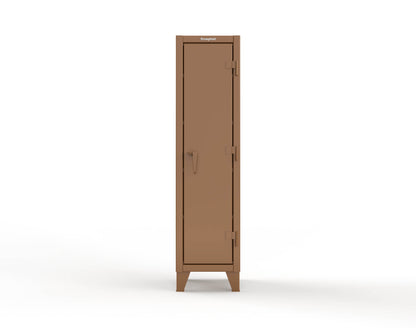 Extreme Duty 12 GA Single-Tier Locker with 1 Compartment, 4 Shelves, 18 in. W x 18in. D x 72 in. H - 1.65.6-184-8008