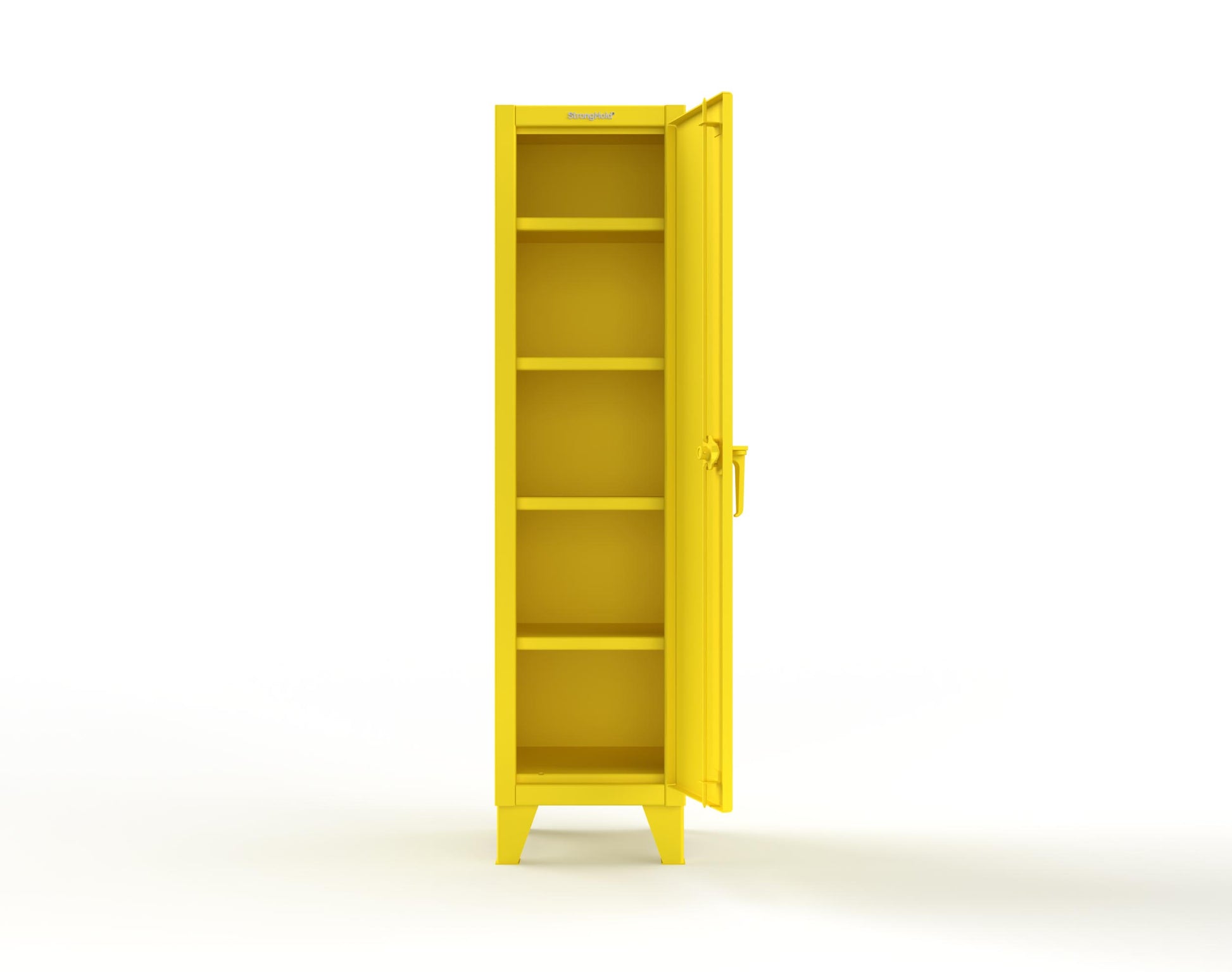 Extreme Duty 12 GA Single-Tier Locker with 1 Compartment, 4 Shelves, 18 in. W x 18in. D x 72 in. H - 1.65.6-184-1021