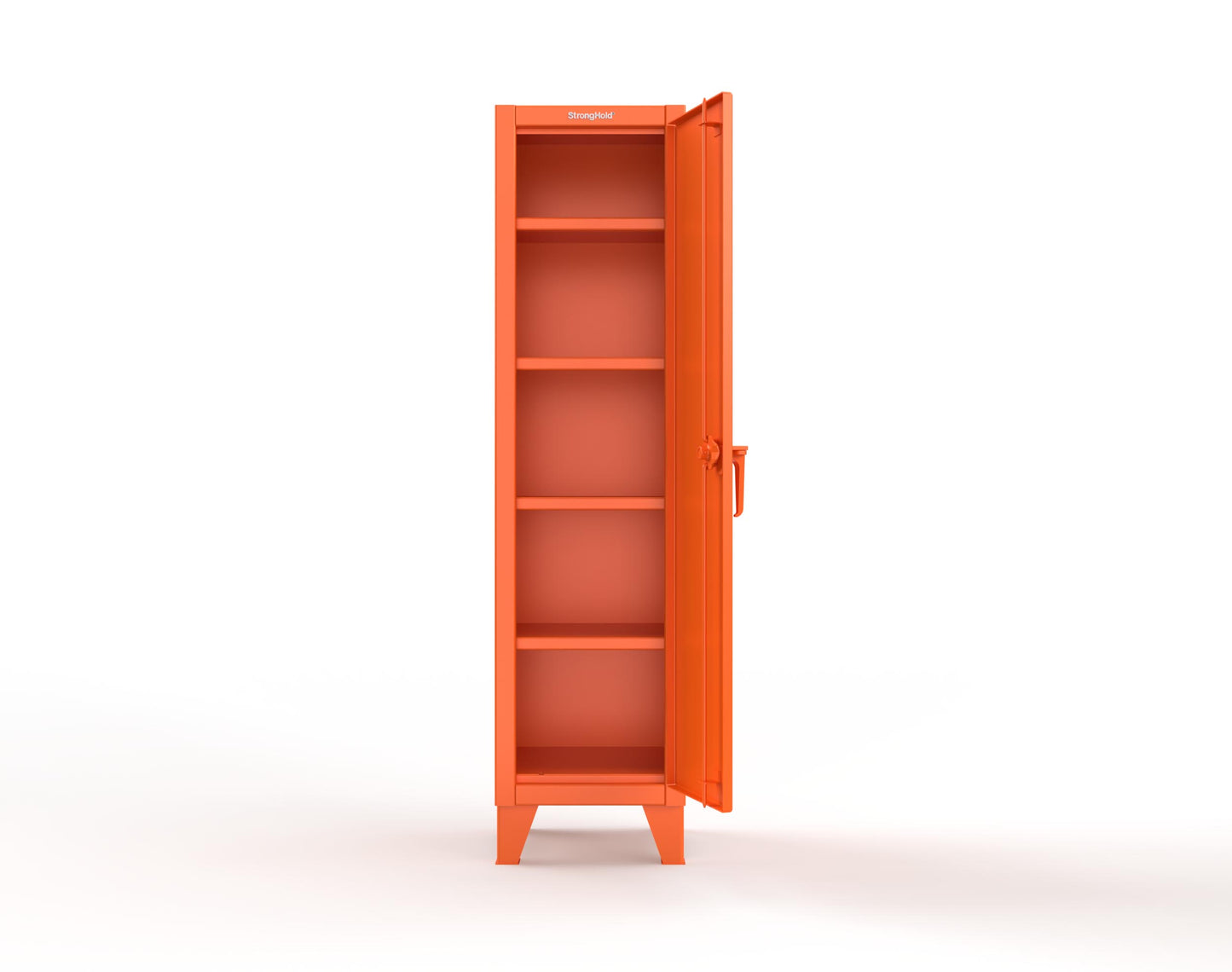 Extreme Duty 12 GA Single-Tier Locker with 1 Compartment, 4 Shelves, 18 in. W x 18in. D x 72 in. H - 1.65.6-184-2009
