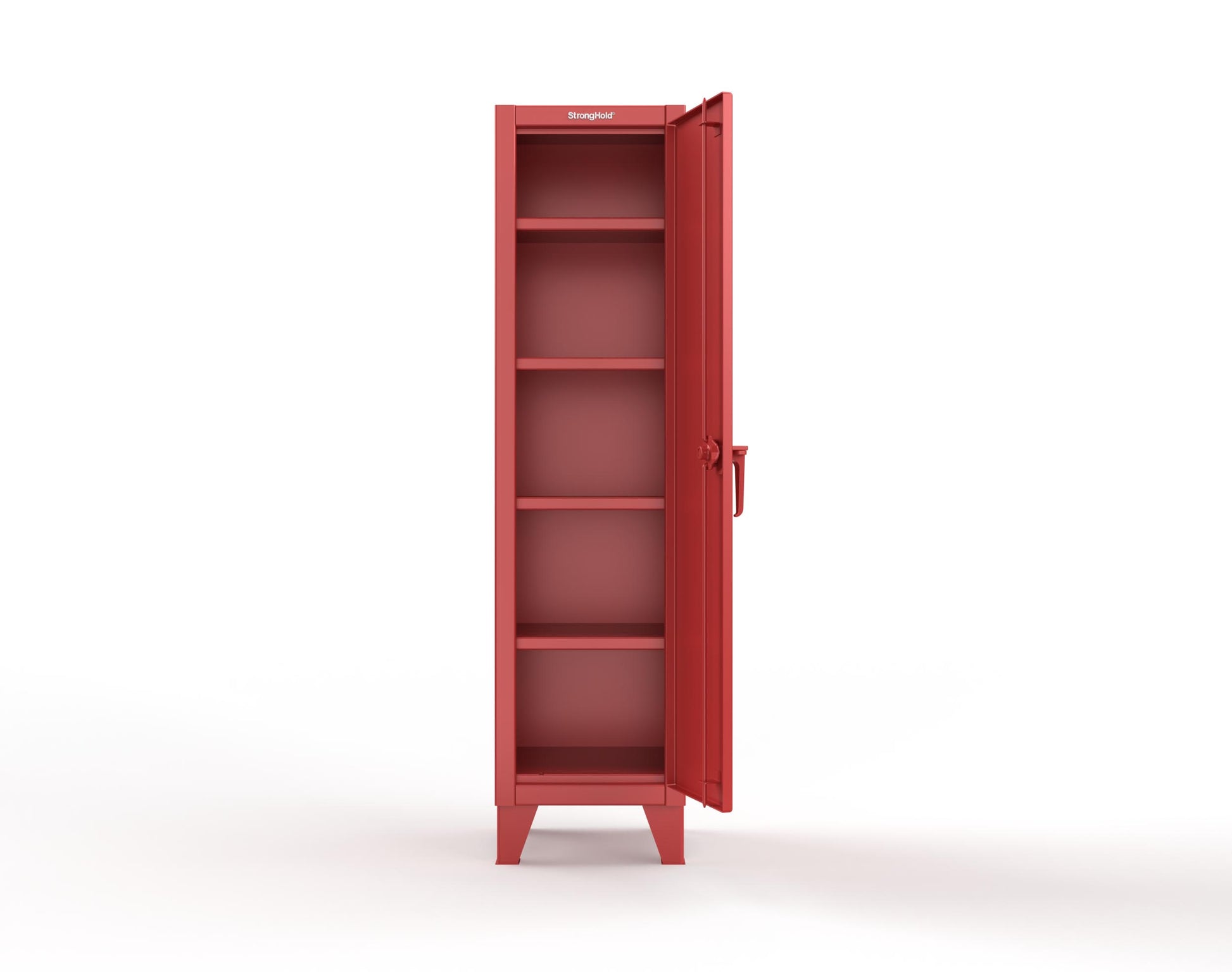 Extreme Duty 12 GA Single-Tier Locker with 1 Compartment, 4 Shelves, 18 in. W x 18in. D x 72 in. H - 1.65.6-184-3001