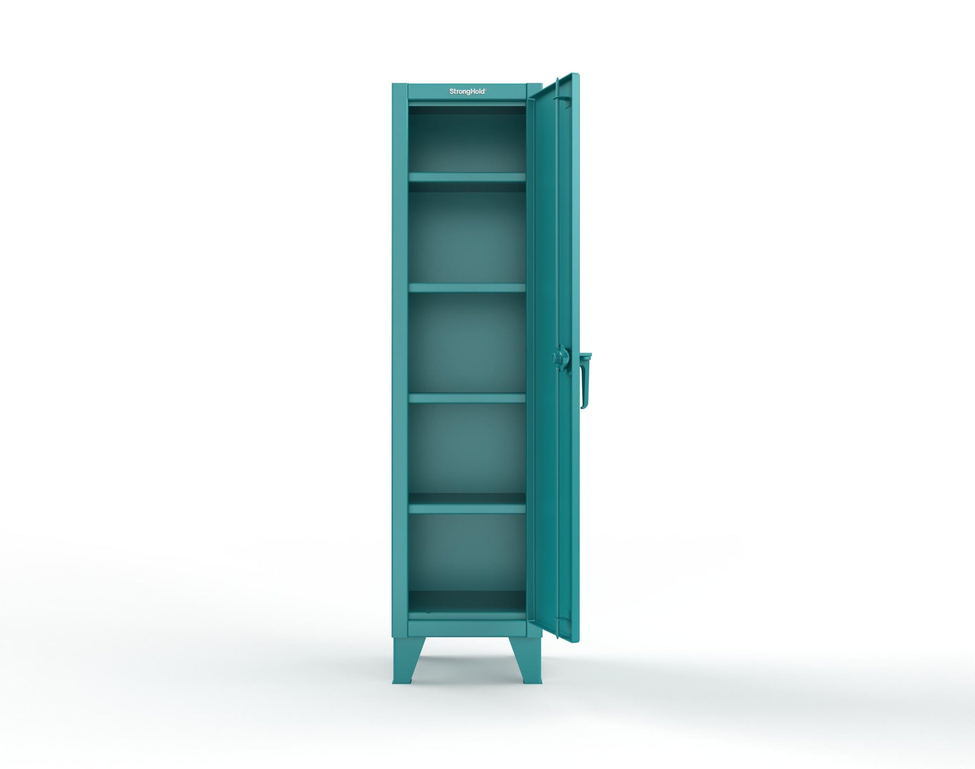 Extreme Duty 12 GA Single-Tier Locker with 1 Compartment, 4 Shelves, 18 in. W x 18in. D x 72 in. H - 1.65.6-184-5021