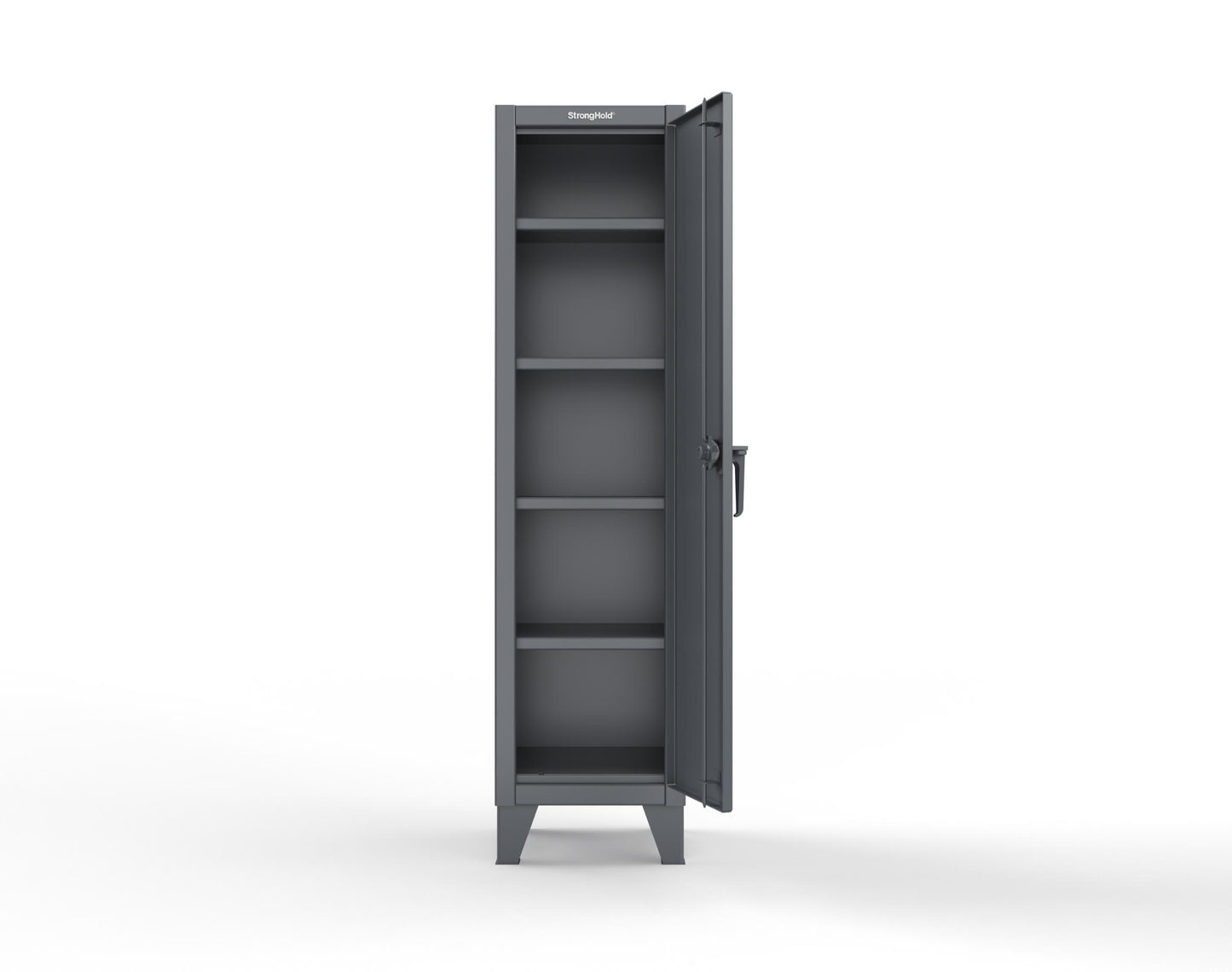 Extreme Duty 12 GA Single-Tier Locker with 1 Compartment, 4 Shelves, 18 in. W x 18in. D x 72 in. H - 1.65.6-184-7024