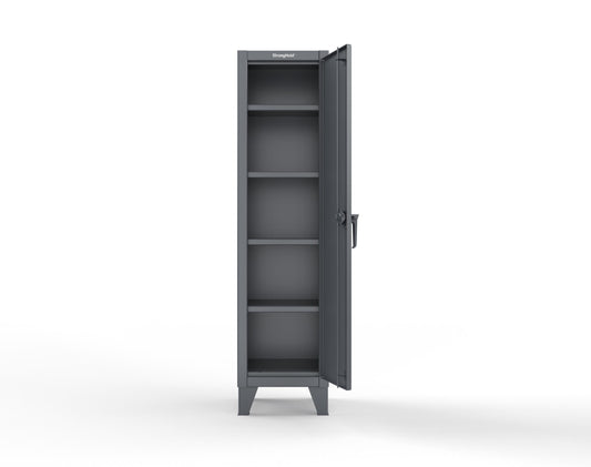 Extreme Duty 12 GA Single-Tier Locker with 1 Compartment, 4 Shelves, 18 in. W x 18in. D x 72 in. H - 1.65.6-184-7024