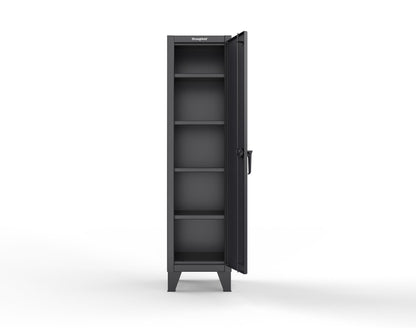Extreme Duty 12 GA Single-Tier Locker with 1 Compartment, 4 Shelves, 18 in. W x 18in. D x 72 in. H - 1.65.6-184-9005