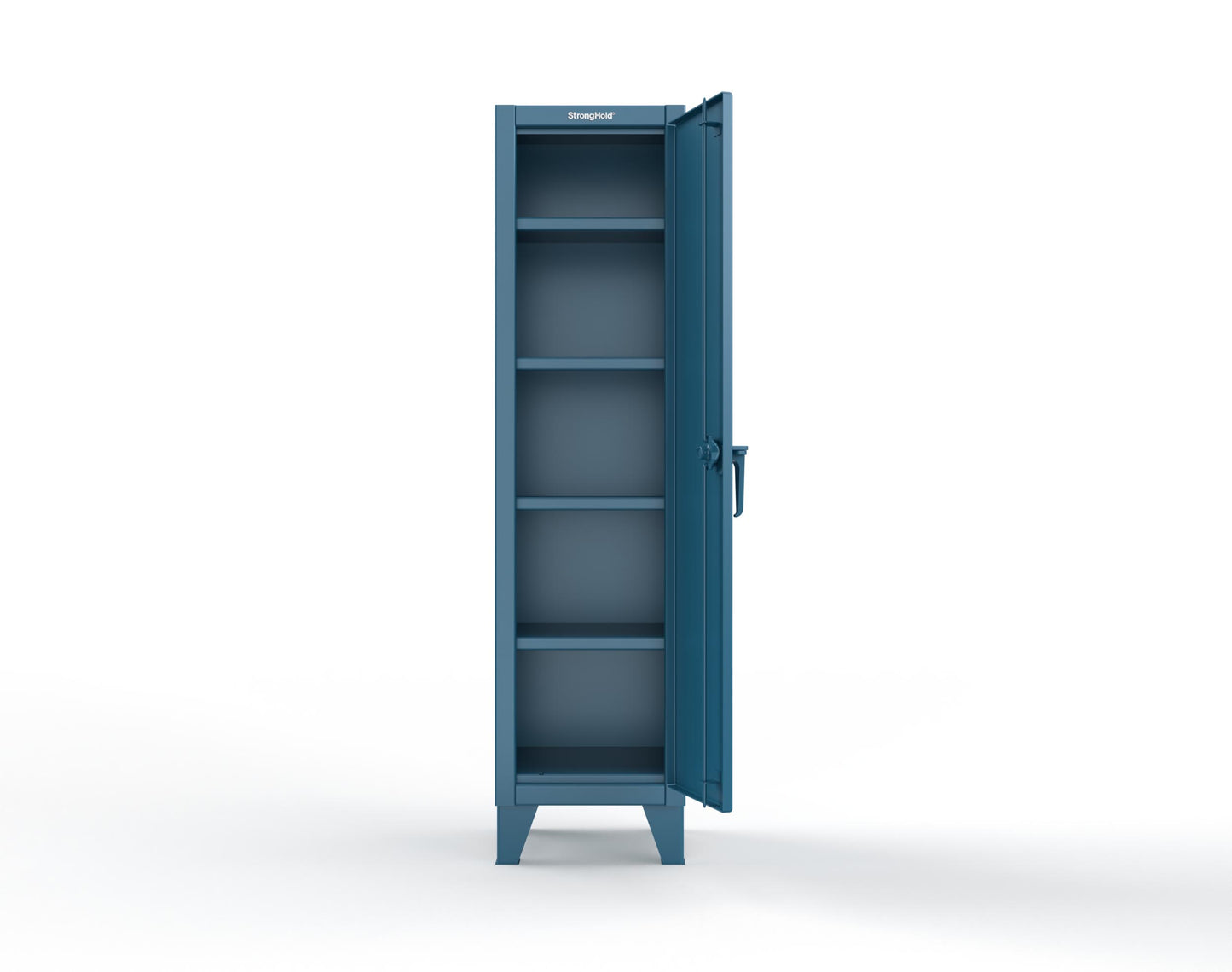 Extreme Duty 12 GA Single-Tier Locker with 1 Compartment, 4 Shelves, 18 in. W x 18in. D x 72 in. H - 1.65.6-184-5001