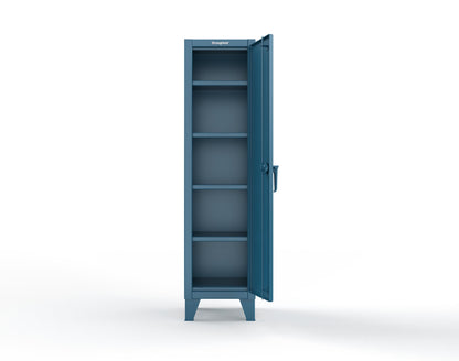 Extreme Duty 12 GA Single-Tier Locker with 1 Compartment, 4 Shelves, 18 in. W x 18in. D x 72 in. H - 1.65.6-184-5001
