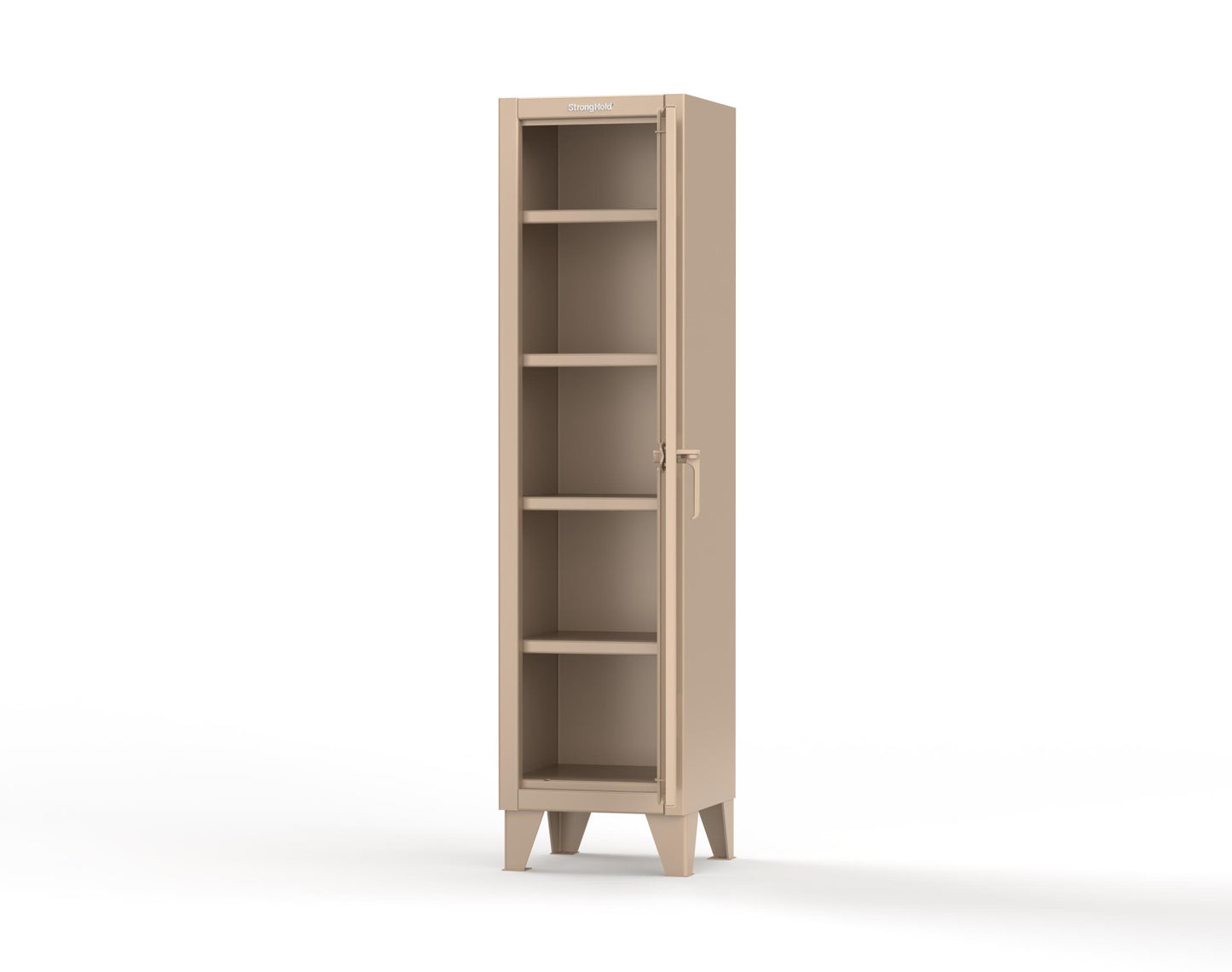 Extreme Duty 12 GA Single-Tier Locker with 1 Compartment, 4 Shelves, 18 in. W x 18in. D x 72 in. H - 1.65.6-184-1019