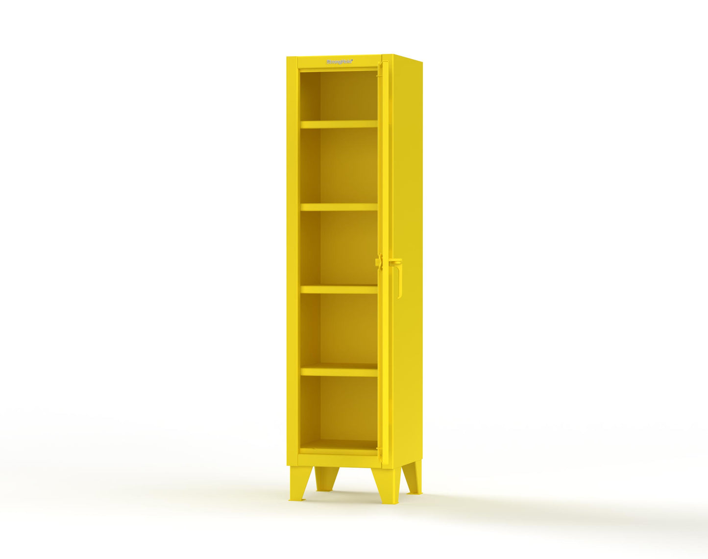 Extreme Duty 12 GA Single-Tier Locker with 1 Compartment, 4 Shelves, 18 in. W x 18in. D x 72 in. H - 1.65.6-184-1021