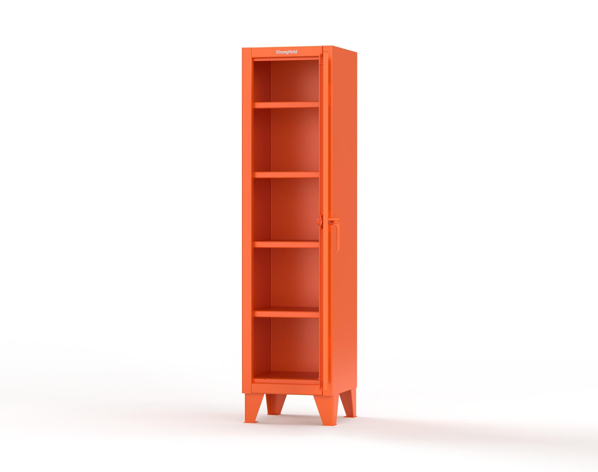 Extreme Duty 12 GA Single-Tier Locker with 1 Compartment, 4 Shelves, 18 in. W x 18in. D x 72 in. H - 1.65.6-184-2009