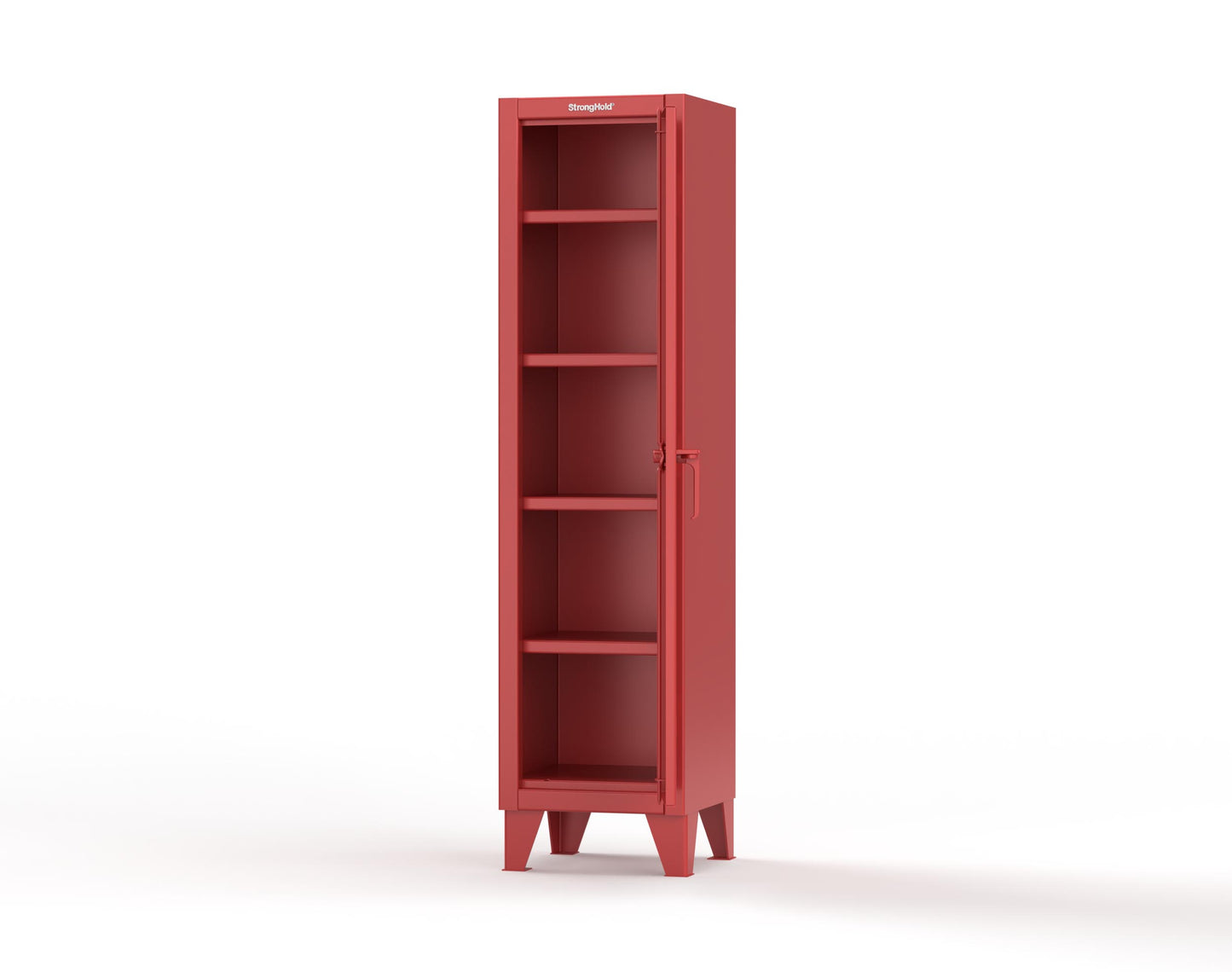 Extreme Duty 12 GA Single-Tier Locker with 1 Compartment, 4 Shelves, 18 in. W x 18in. D x 72 in. H - 1.65.6-184-3001