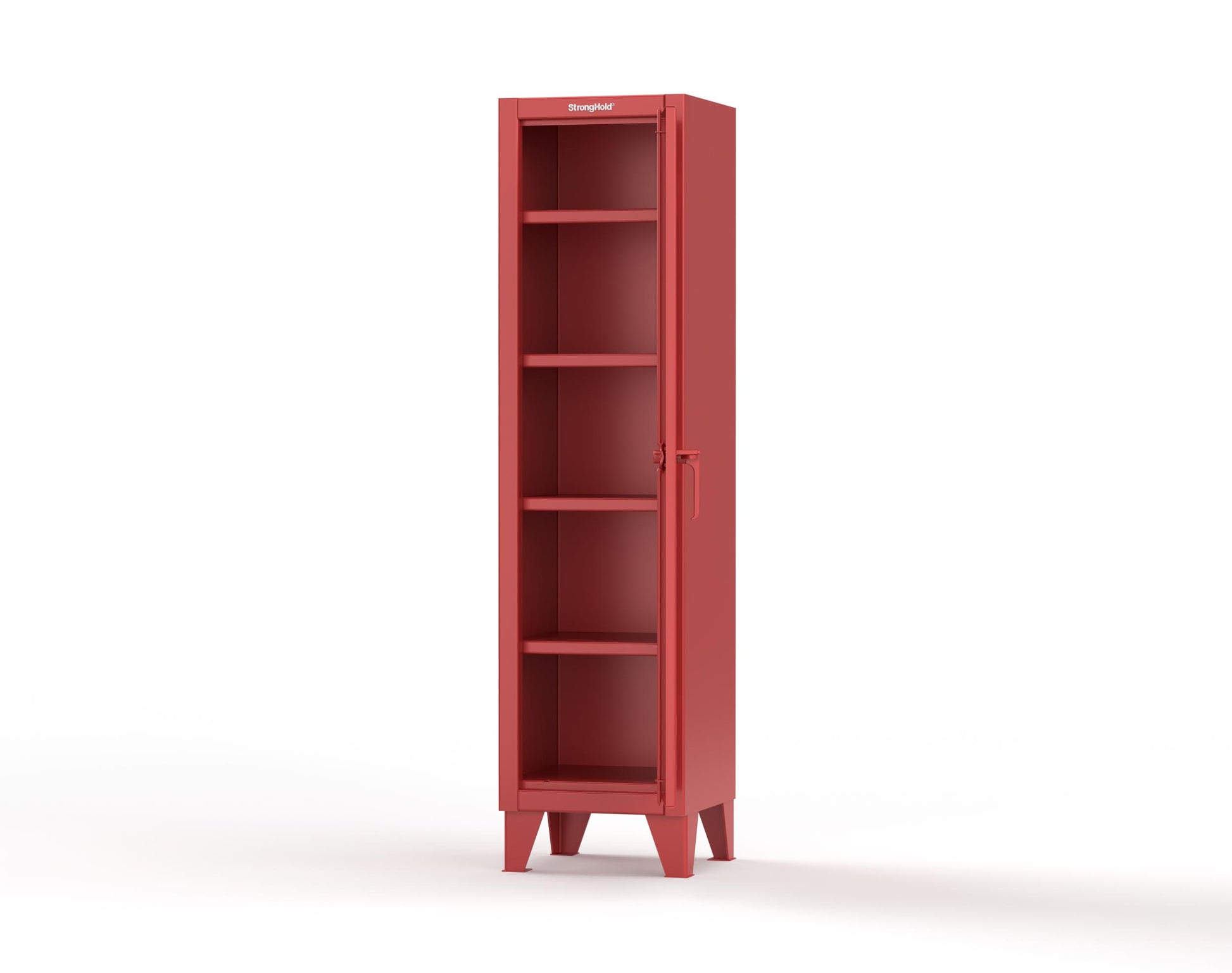 Extreme Duty 12 GA Single-Tier Locker with 1 Compartment, 4 Shelves, 18 in. W x 18in. D x 72 in. H - 1.65.6-184-3001
