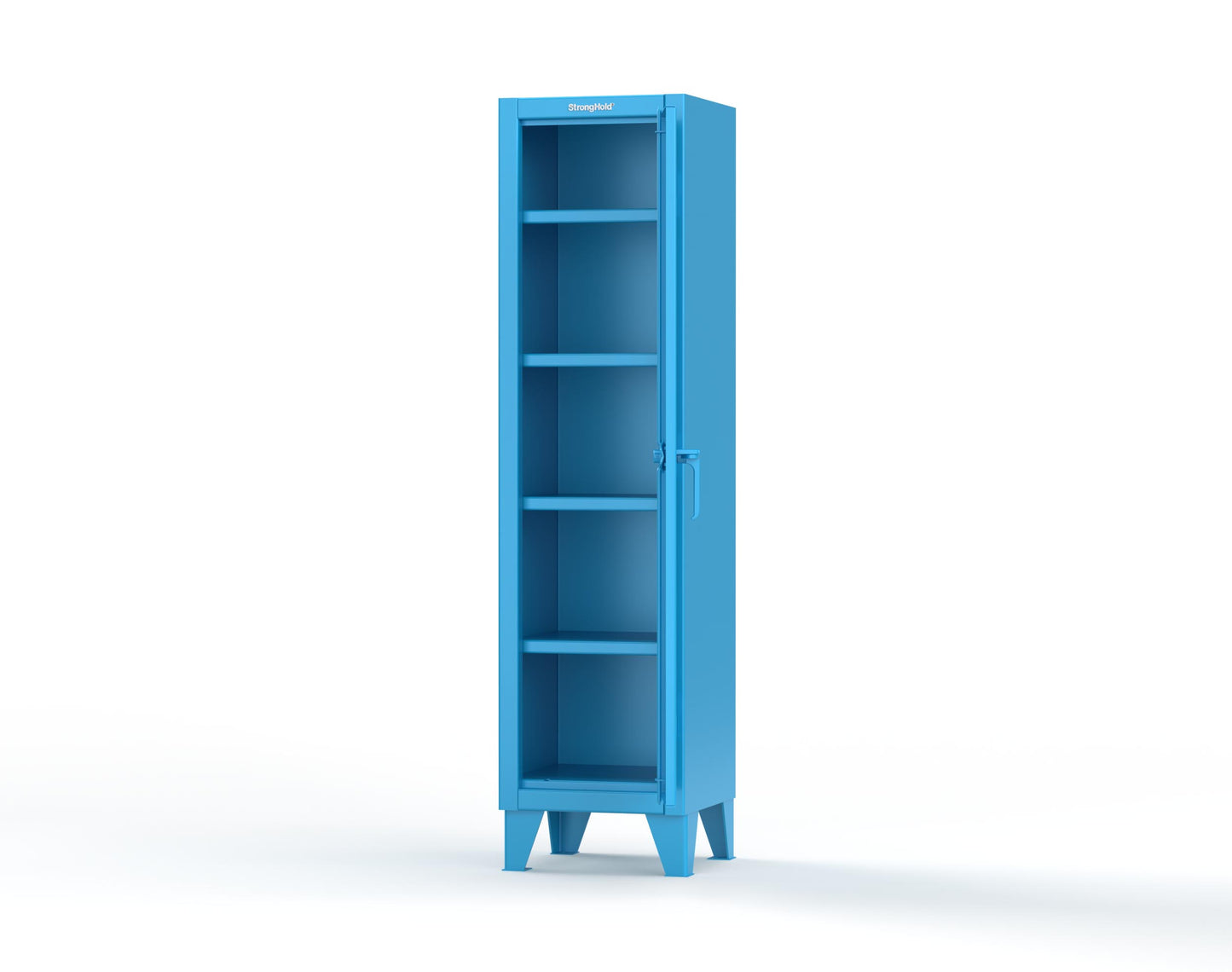 Extreme Duty 12 GA Single-Tier Locker with 1 Compartment, 4 Shelves, 18 in. W x 18in. D x 72 in. H - 1.65.6-184-5012