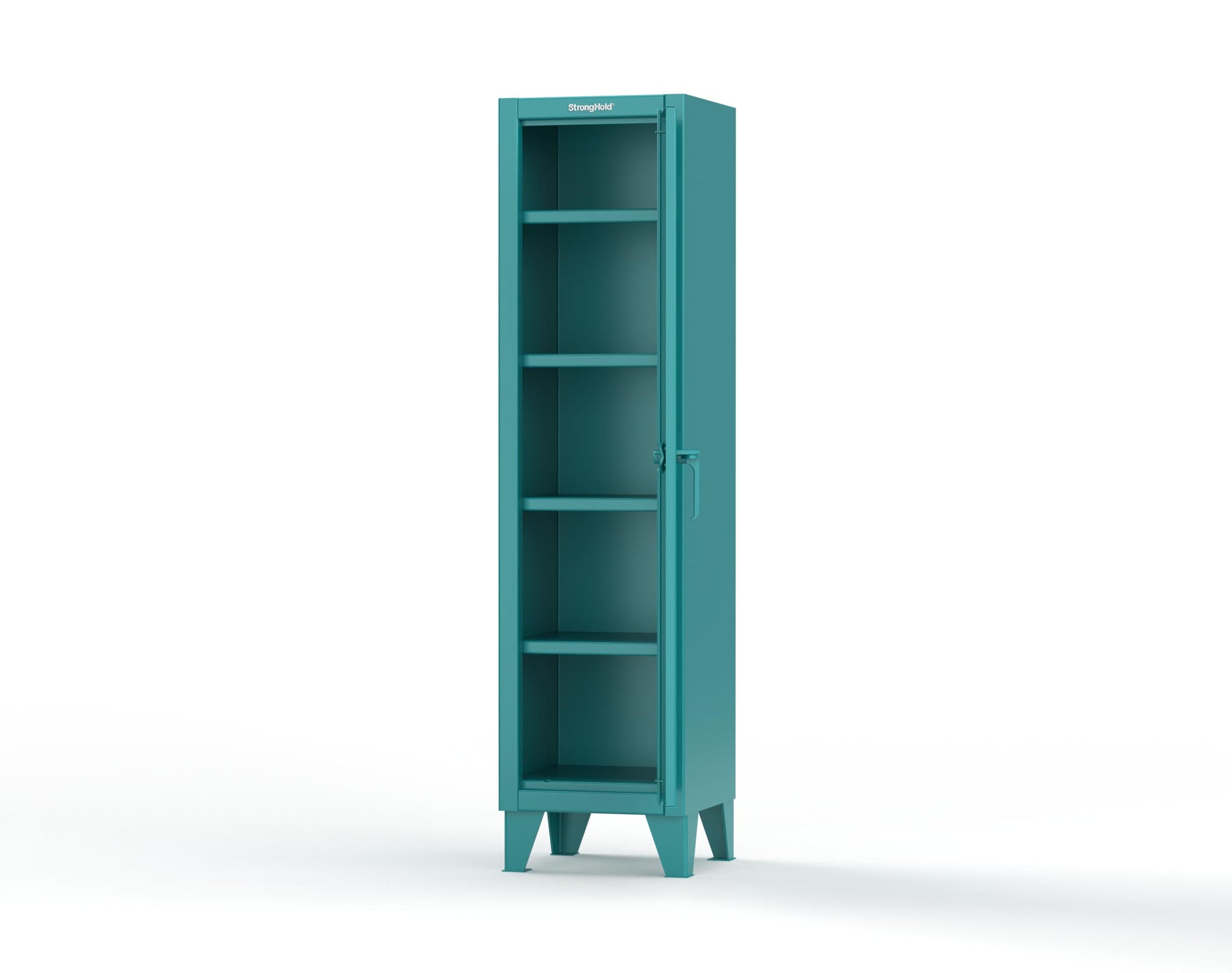 Extreme Duty 12 GA Single-Tier Locker with 1 Compartment, 4 Shelves, 18 in. W x 18in. D x 72 in. H - 1.65.6-184-5021