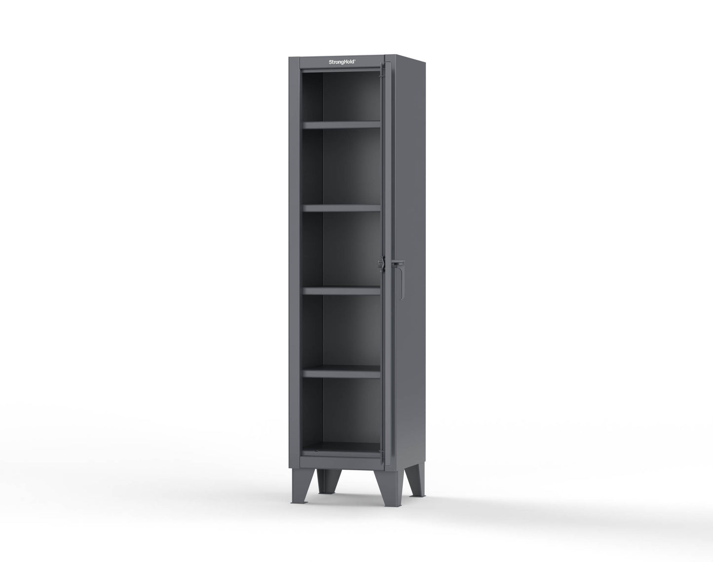 Extreme Duty 12 GA Single-Tier Locker with 1 Compartment, 4 Shelves, 18 in. W x 18in. D x 72 in. H - 1.65.6-184-7024