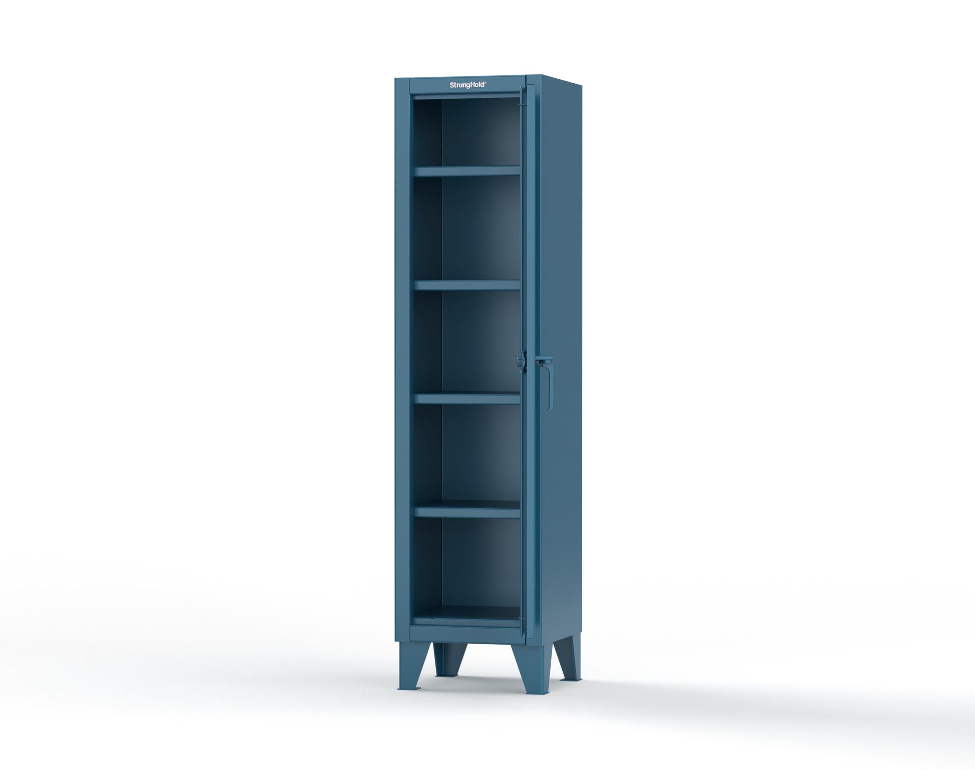 Extreme Duty 12 GA Single-Tier Locker with 1 Compartment, 4 Shelves, 18 in. W x 18in. D x 72 in. H - 1.65.6-184-5001