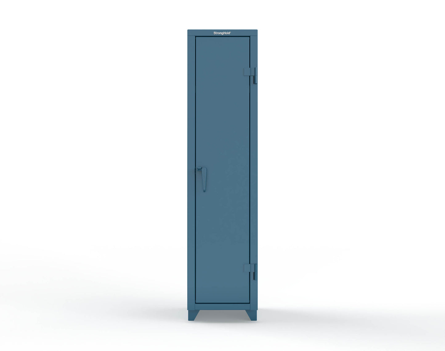 Extra Heavy Duty 14 GA Singler-Tier Locker with Shelf and Hanger Rod, 1 Compartment - 18 in. W x 18 in. D x 75 in. H - 1.66-1D-18-1T-L-5001