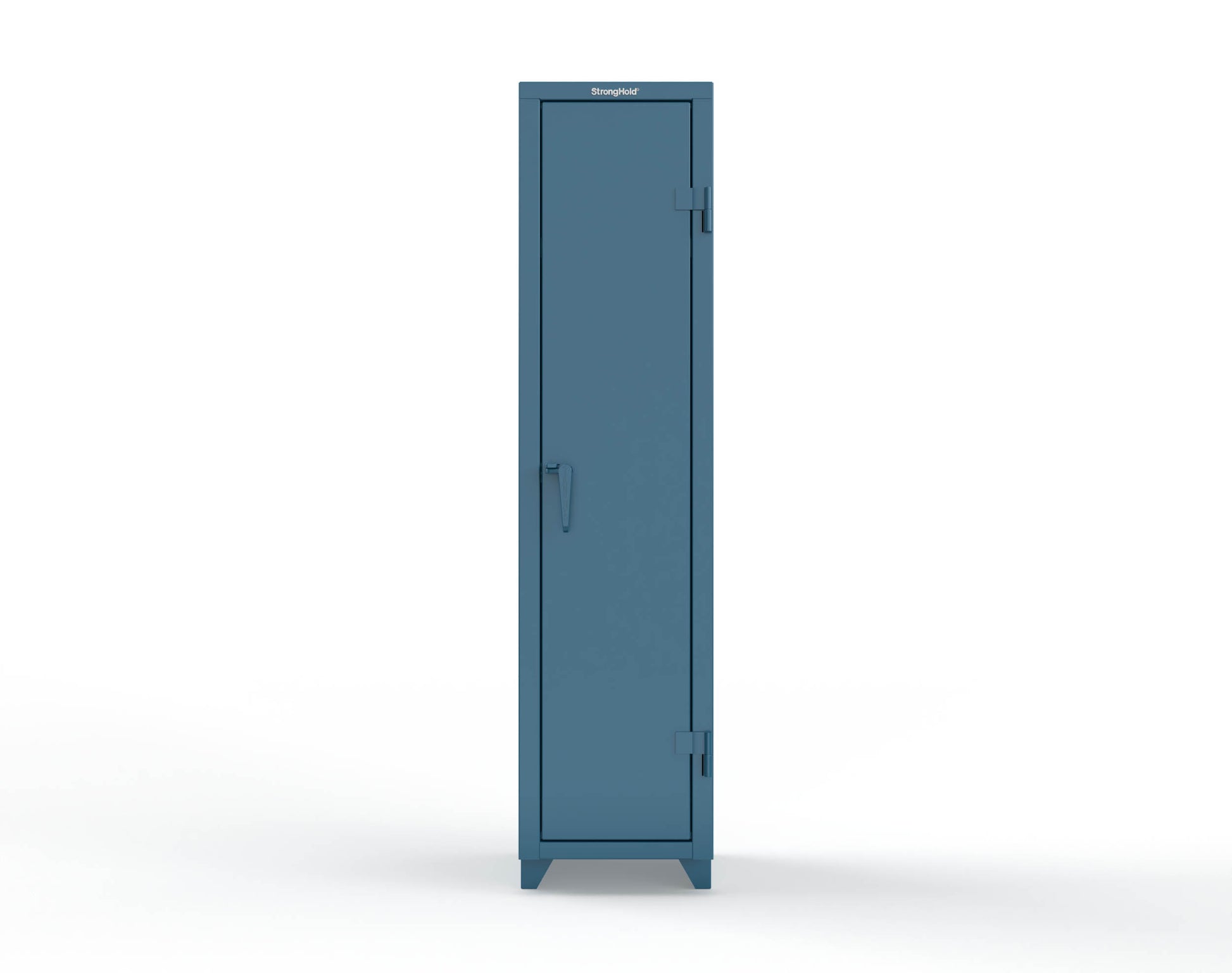 Extra Heavy Duty 14 GA Singler-Tier Locker with Shelf and Hanger Rod, 1 Compartment - 18 in. W x 18 in. D x 75 in. H - 1.66-1D-18-1T-L-5001