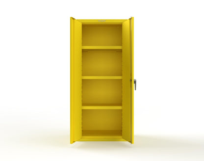 Heavy Duty 18 GA Cabinet with 3 Shelves - 30 in. W x 18 in. D x 72 in. H - 2.66-183-P-1021