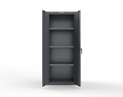 Heavy Duty 18 GA Cabinet with 3 Shelves - 30 in. W x 18 in. D x 72 in. H - 2.66-183-P-7024