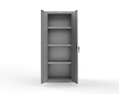 Heavy Duty 18 GA Cabinet with 3 Shelves - 30 in. W x 18 in. D x 72 in. H - 2.66-183-P-7037