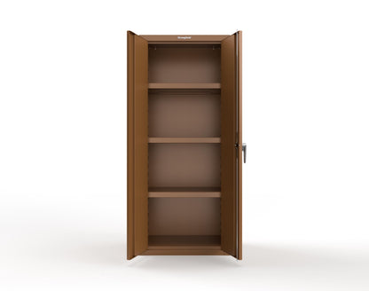 Heavy Duty 18 GA Cabinet with 3 Shelves - 30 in. W x 18 in. D x 72 in. H - 2.66-183-P-8008