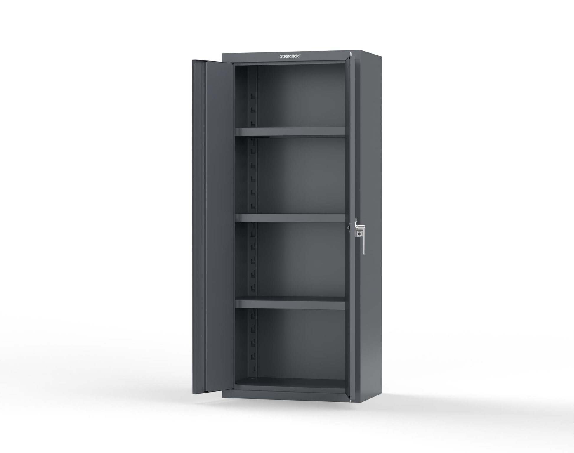 Heavy Duty 18 GA Cabinet with 3 Shelves - 30 in. W x 18 in. D x 72 in. H - 2.66-183-P-7024
