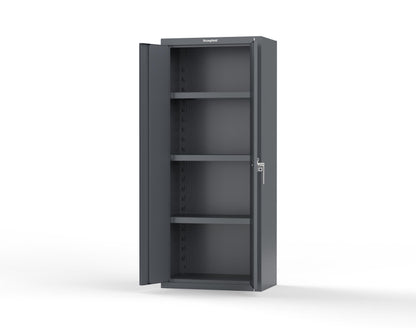 Heavy Duty 18 GA Cabinet with 3 Shelves - 30 in. W x 18 in. D x 72 in. H - 2.66-183-P-7024