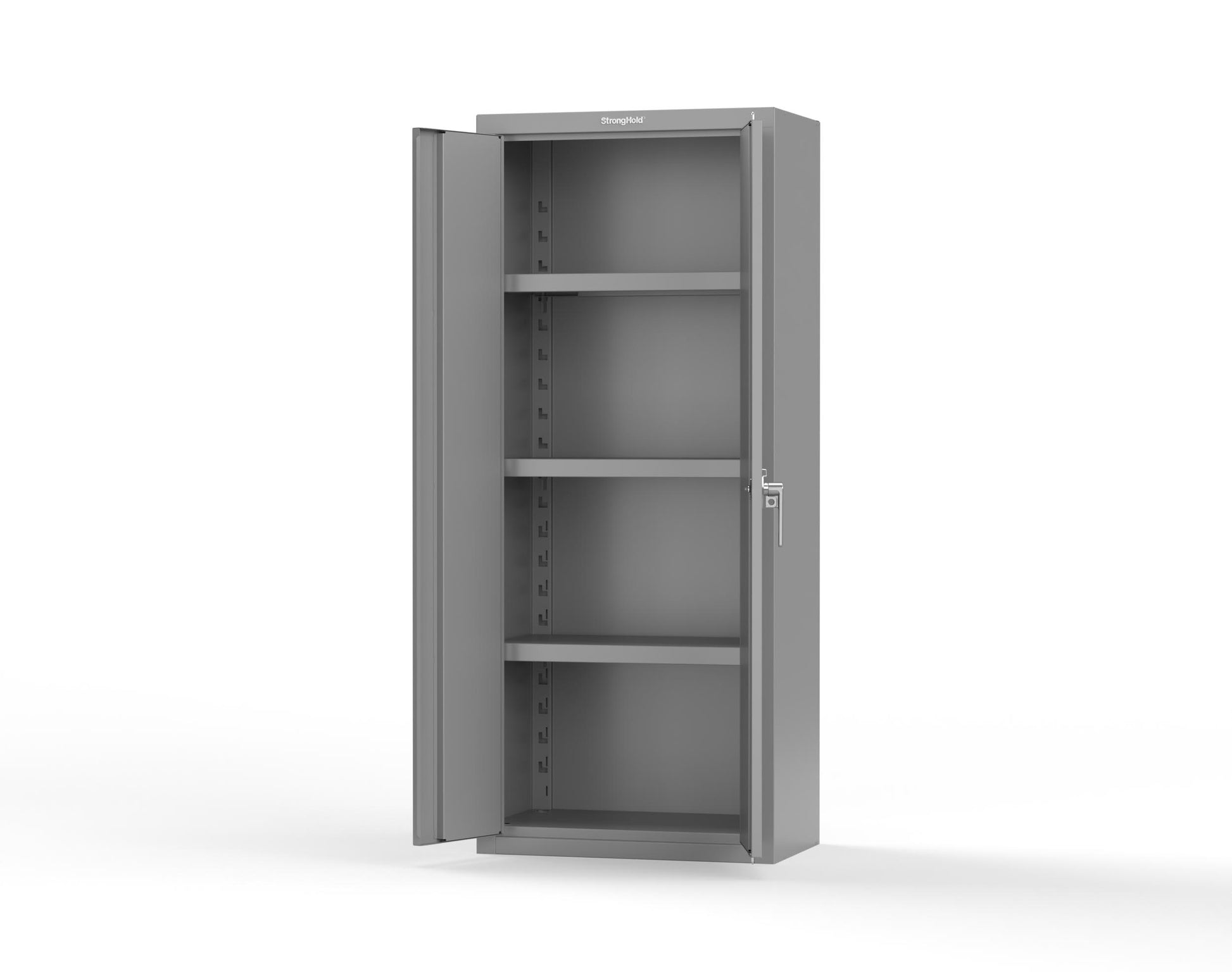 Heavy Duty 18 GA Cabinet with 3 Shelves - 30 in. W x 18 in. D x 72 in. H - 2.66-183-P-7037