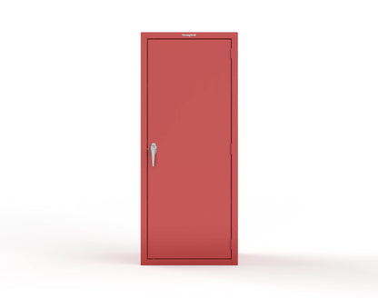 Heavy Duty 18 GA Single-Door Cabinet with 3 Shelves - 30 in. W x 18 in. D x 72 in. H - 2.66-1D-183-P-3001
