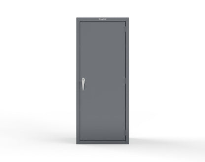Heavy Duty 18 GA Single-Door Cabinet with 3 Shelves - 30 in. W x 18 in. D x 72 in. H - 2.66-1D-183-P-7024