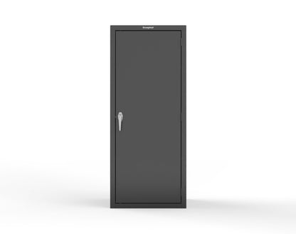Heavy Duty 18 GA Single-Door Cabinet with 3 Shelves - 30 in. W x 18 in. D x 72 in. H - 2.66-1D-183-P-9005