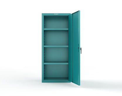 Heavy Duty 18 GA Single-Door Cabinet with 3 Shelves - 30 in. W x 18 in. D x 72 in. H - 2.66-1D-183-P-5021