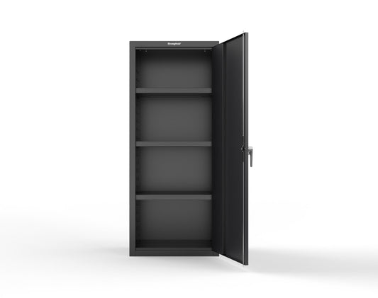 Heavy Duty 18 GA Single-Door Cabinet with 3 Shelves - 30 in. W x 18 in. D x 72 in. H - 2.66-1D-183-P-9005