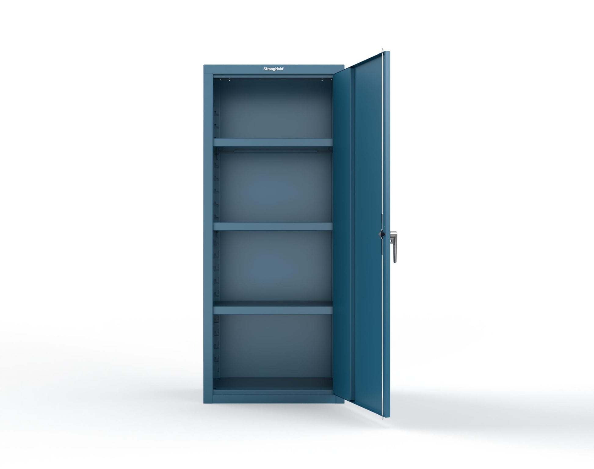 Heavy Duty 18 GA Single-Door Cabinet with 3 Shelves - 30 in. W x 18 in. D x 72 in. H - 2.66-1D-183-P-5001