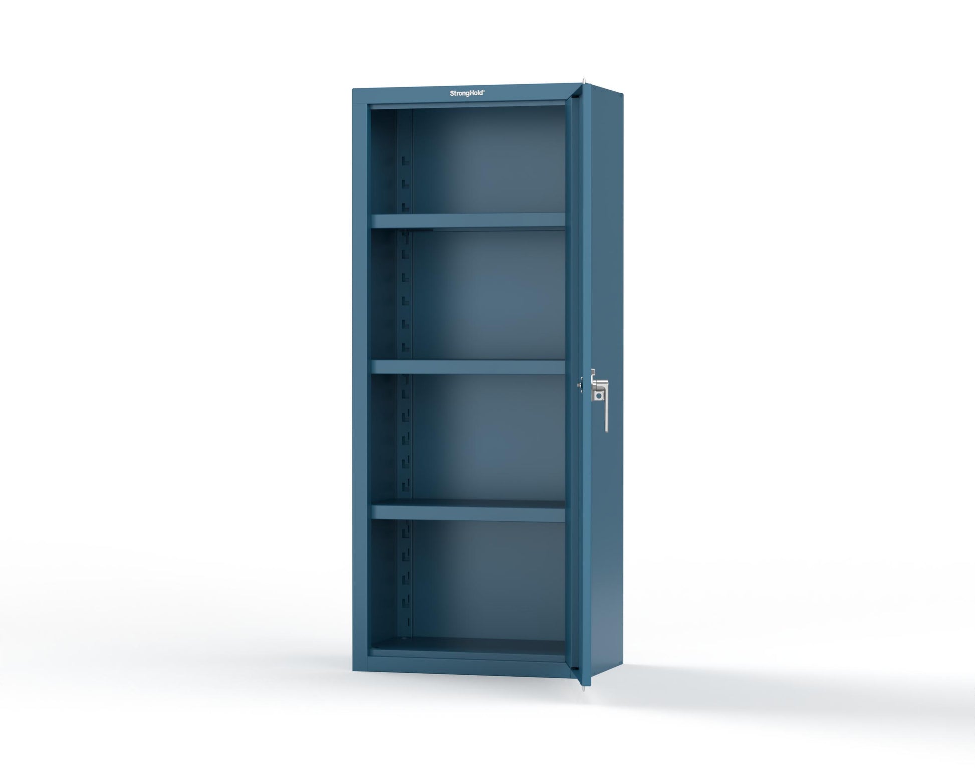 Heavy Duty 18 GA Single-Door Cabinet with 3 Shelves - 30 in. W x 18 in. D x 72 in. H - 2.66-1D-183-P-5001