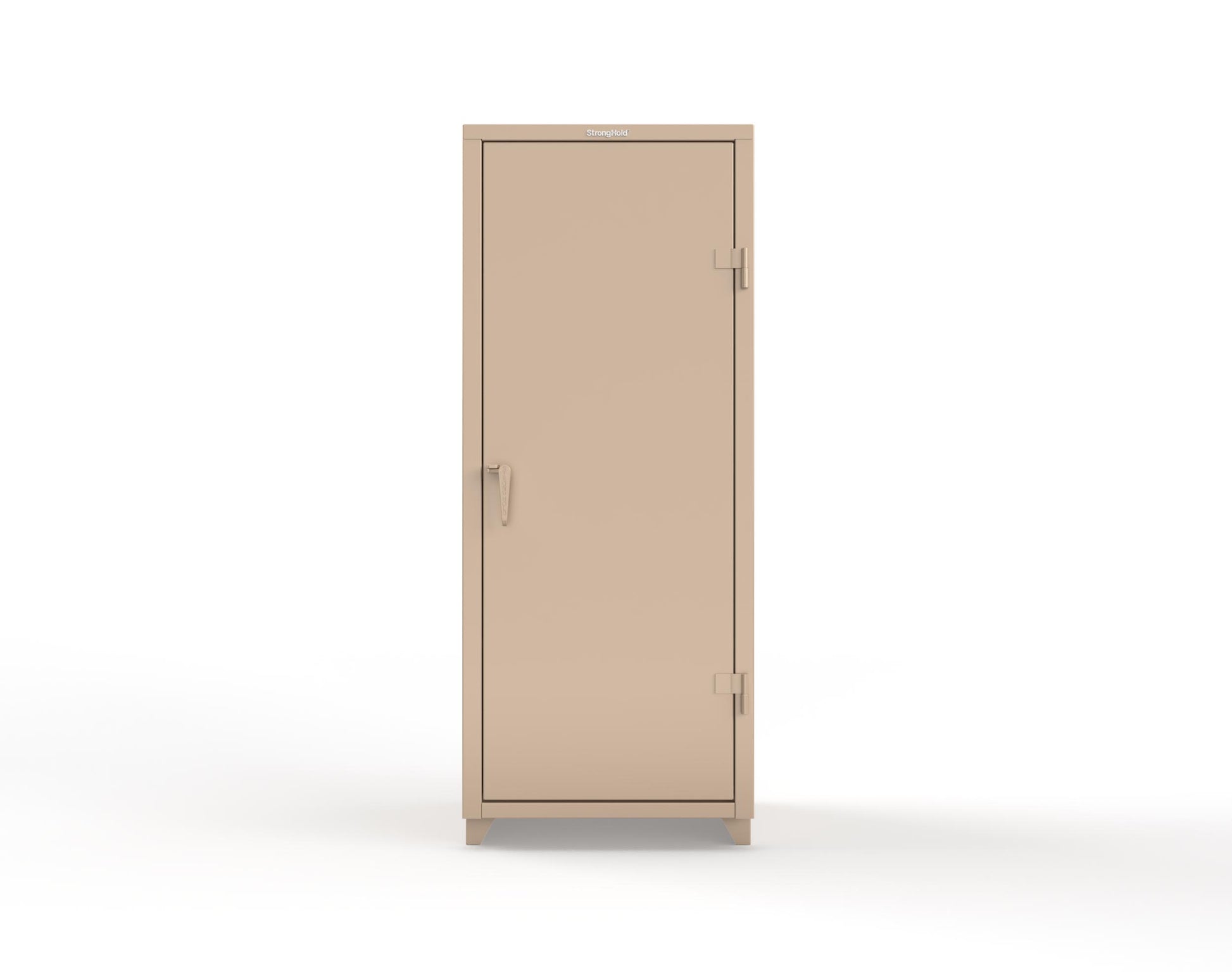 Extra Heavy Duty 14 GA Single Door Cabinet with 3 Shelves - 30 in. W x 24 in. D x 75 in. H - 2.66-1D-243-L-1019