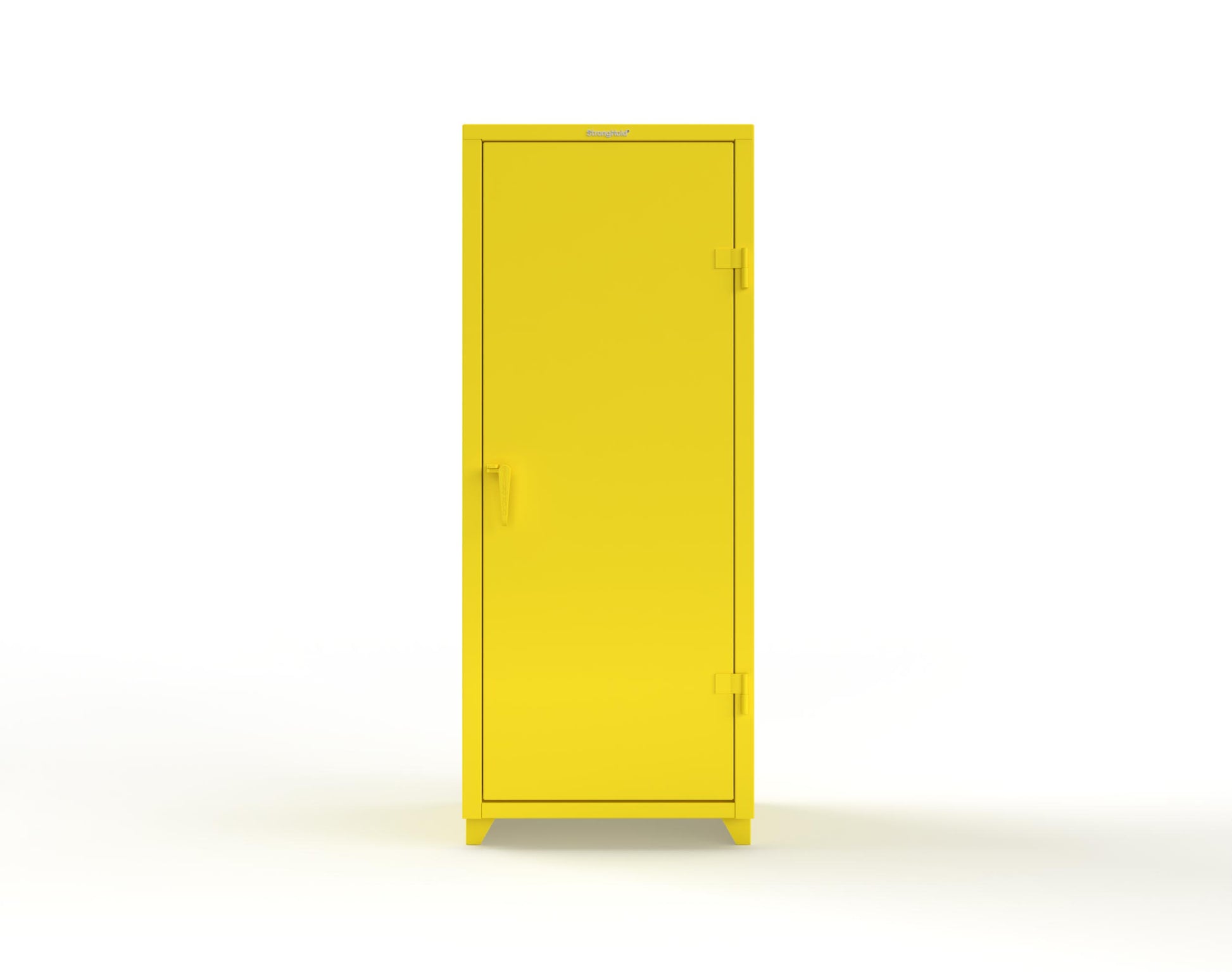 Extra Heavy Duty 14 GA Single Door Cabinet with 3 Shelves - 30 in. W x 24 in. D x 75 in. H - 2.66-1D-243-L-1021