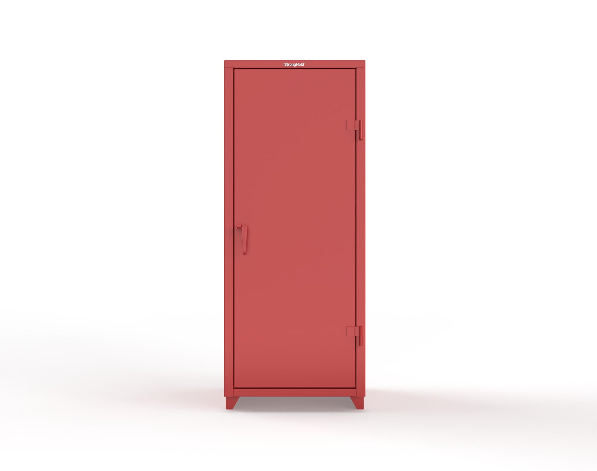 Extra Heavy Duty 14 GA Single Door Cabinet with 3 Shelves - 30 in. W x 24 in. D x 75 in. H - 2.66-1D-243-L-3001